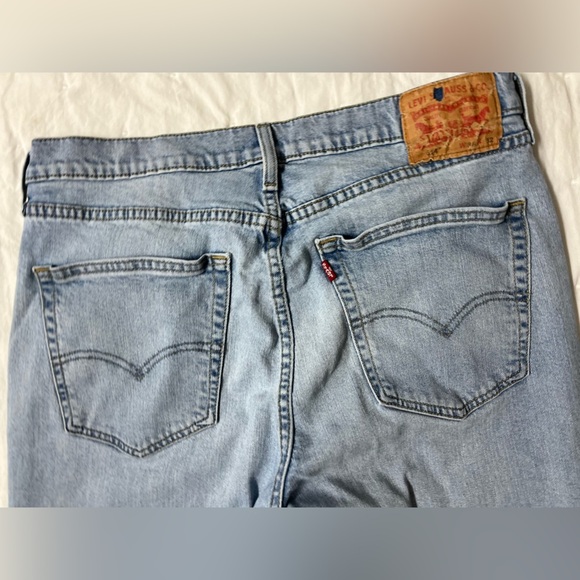 Levi's Blue Straight Leg Jeans Classic Denim - Picture 4 of 5